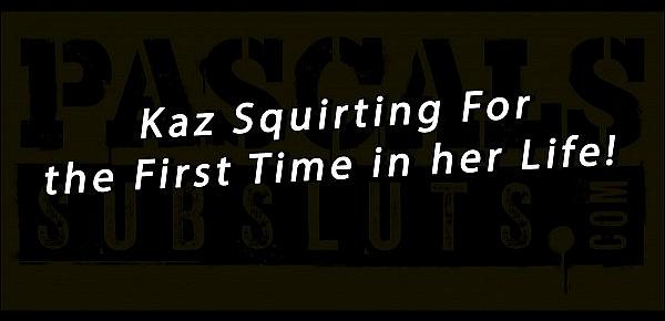  PASCALSSUBSLUTS - Hot blonde amateur Kaz slammed by Pascal
